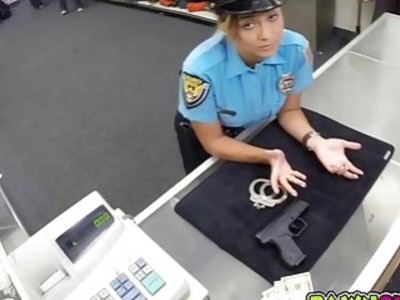 Fucking Miss Police officer with a big booty